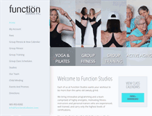 Tablet Screenshot of functionstudiosinc.com
